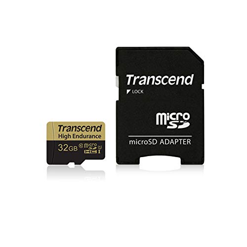 トランセンド 高耐久 microSDカード 32GB MLCフラッシュ搭載 ドライブレコーダー セキュリティカメラ用 SDカード変換アダプタ付【データ復旧ソフト無償提供】TS32GUSDHC10V