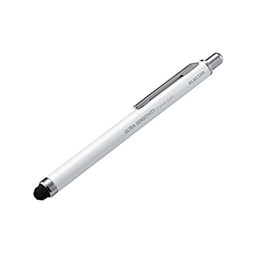 エレコム タッチペン 超高感度タイプ ゲーミングスタイラス [ iPhone iPad android で使える] ホワイト P-TPCNWH