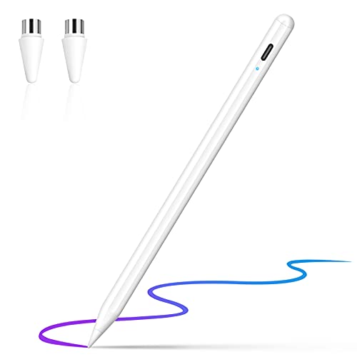 タッチペン Mixoo スタイラスペン ipad ペン高感度 iPad/iPhone/Android対応 磁気吸着 アイパッド ペン スマートフォン 軽量 USB充電式 自動OFF 1.2mm極細ペン先*2