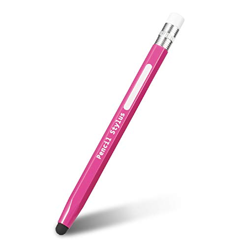 エレコム タッチペン 持ちやすい鉛筆型 【 スマホ/タブレット 対応 】 シリコン ピンク P-TPENPN