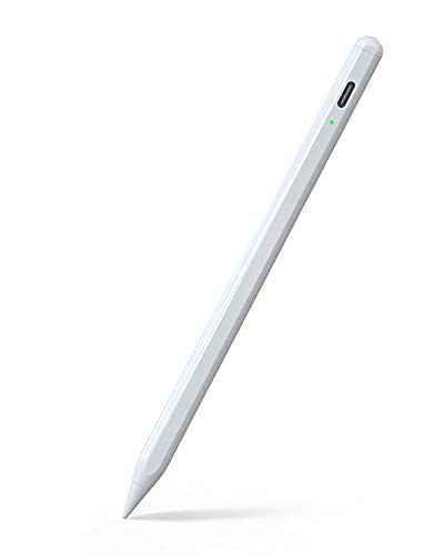 Trevoz スタイラスペン タッチペン iPad ペン 極細 高感度 遅れなし ipad pencil 滑り止め/磁気吸着/傾き感知/誤作動防止機能対応 USB充電式 操作簡単 2018年以降iPad/iPad Pro/iPad air/iPad mini対応