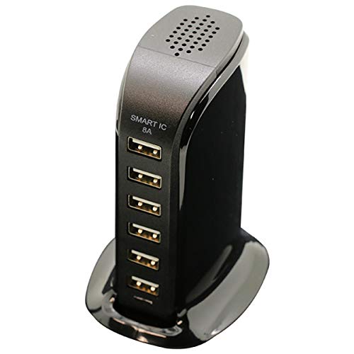 バウト 充電器 DESKTOP (デスクトップ) AC USB×6 8A ブラック BAC6U80SIBK