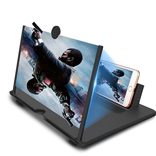 Newseego スクリーンアンプ 携帯画面拡大鏡 14インチ スマホ画面アンプ スクリーン 拡大ルーペ HD 2～4倍 3D 折り畳み式 持ち歩く可能 軽量便利 アンチブルーライト 映画鑑賞 視力の保護 全部スマートフォンに適用