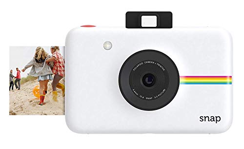 【データも保存できる】ポラロイド Snap デジタルインスタントカメラ (ホワイト) プリンタ内蔵 ZINK フォトペーパー対応 (White)