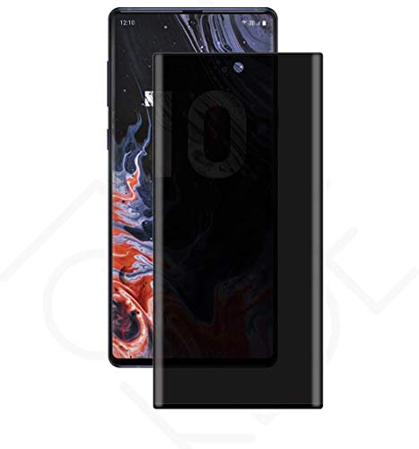 CHLYサムスンギャラクシーノート20 9 8 10プレミアムアンチスパイピープアンチスクラッチフルカバレッジフィルムケースフレンドリー用プライバシー強化ガラス-Samsung Galaxy Note10 Plus