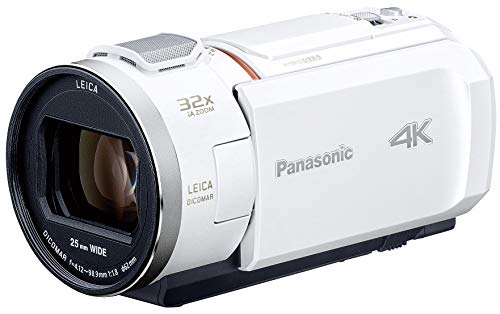 パナソニック 4K ビデオカメラ VX2M 64GB 光学24倍ズーム ピュアホワイト HC-VX2M-W