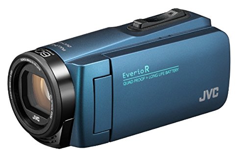 JVCKENWOOD JVC ビデオカメラ Everio R 防水 防塵 32GB内蔵メモリー ネイビーブルー GZ-R480-A
