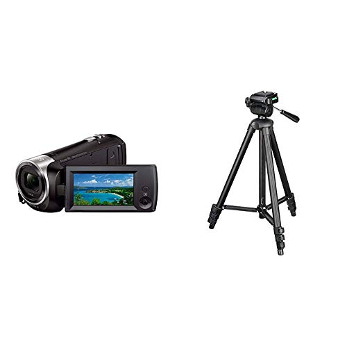 ソニー SONY ビデオカメラ HDR-CX470 32GB 光学30倍 ブラック Handycam HDR-CX470 B12【Amazon限定ブランド】HAKUBA 三脚 4段 W-312 ブラック エディション 小型 3WAY雲台 アルミ W-312BK