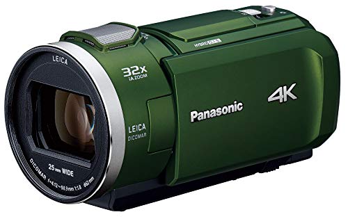 パナソニック 4K ビデオカメラ VZX2M 64GB 光学24倍ズーム フォレストカーキ HC-VZX2M-G
