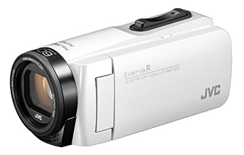 JVCKENWOOD JVC ビデオカメラ Everio R 防水 防塵 32GB内蔵メモリー シャインホワイト GZ-R480-W