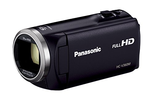 パナソニック HDビデオカメラ V360M 16GB 高倍率90倍ズーム ブラック HC-V360M-K