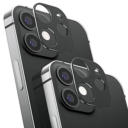 NIMASO カメラ 保護 カバー iPhone12 専用 レンズカバー アルミ合金製 2枚入り NCM20K158