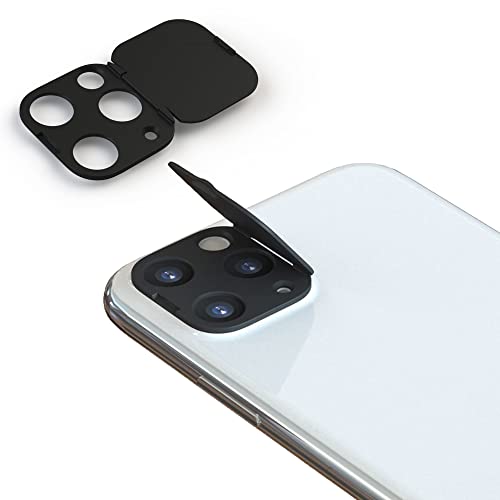 iPhone 13 Pro / 13 Pro Max 用 カメラレンズカバー 開閉式 レンズ 全面保護 傷防止 耐衝撃 薄型 カメラカバー 指紋防止 ケース スイッチング レンズプロテクター (iPhone13Pro / 13ProMax, ブラック)