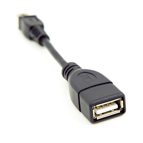 CY USB 2.0 OTG ケーブル ミニ Aタイプ オスから USBメス ホスト Sony ハンディカム & PDA &携帯電話 VMC-UAM1 に対応