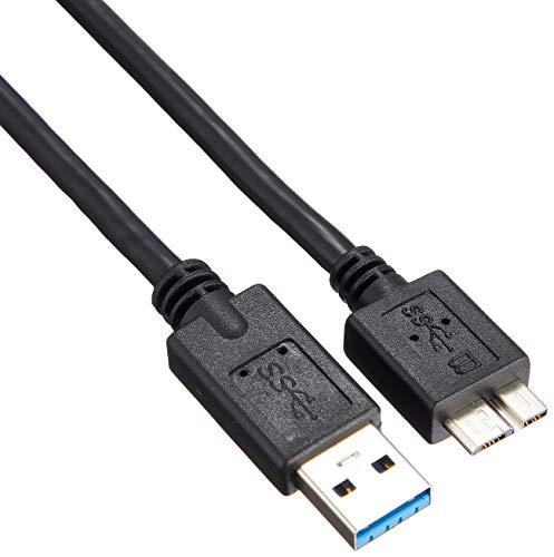 エレコム USBケーブル 【microB】 USB3.0 (USB A オス to microB オス) RoHS指令準拠 スタンダード 1m ブラック USB3-AMB10BK/RS