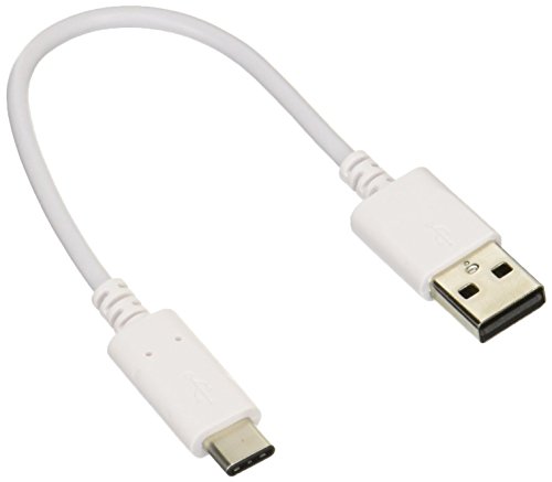 エレコム USB TYPE C ケーブル タイプC (USB A to USB C ) 3A出力で超急速充電 USB2.0認証品 0.15m ホワイト MPA-AC01NWH