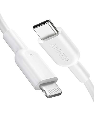 Anker PowerLine II USB-C & ライトニングケーブル MFi認証 USB PD対応 急速充電 iPhone 13 / 13 Pro / 12 / SE(第2世代) 各種対応 (0.9m ホワイト)