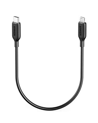 Anker PowerLine III USB-C & ライトニング ケーブル MFi認証 USB PD対応 急速充電 iPhone 13 / 13 Pro / 12 / SE(第3世代) 各種対応 (0.3m ブラック)