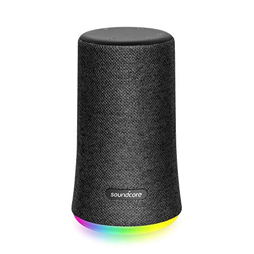 【第2世代】 Anker Soundcore Flare Mini Bluetooth スピーカー 防水 重低音 360°サウンド 10W出力 大音量 ステレオペアリング IPX7 (ブラック)
