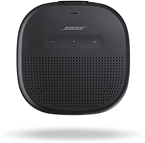 Bose SoundLink Micro Bluetooth speaker ポータブル ワイヤレス スピーカー マイク付 最大6時間 再生 防水 9.8 cm (W) x 9.8 cm (H) x 3.5 cm (D) 0.29 kg ブラック ストラップ付