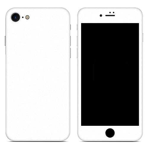 wraplus スキンシール iPhone7 と互換性あり [ホワイト] 360°タイプ エコ包装