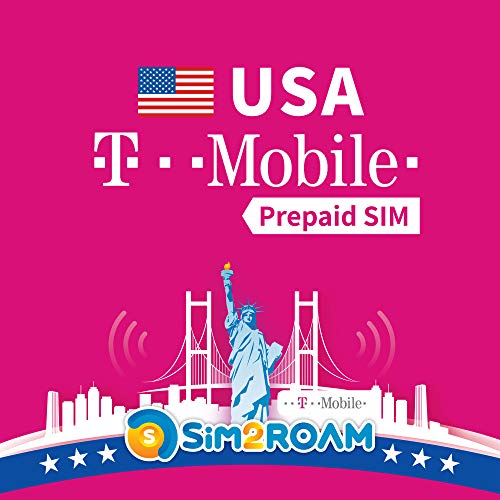 アメリカ / ハワイSIMカード インターネット 6日間 4G / 5G 高速データ通信 国内通話 SMS 無制限使い放題 –America USA SIM T-mobile 回線利用 6Days