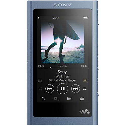 ソニー ウォークマン Aシリーズ 16GB NW-A55 : MP3プレーヤー Bluetooth microSD対応 ハイレゾ対応 最大45時間連続再生 2018年モデル ムーンリットブルー NW-A55 L