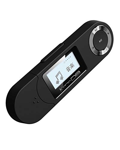 グリーンハウス MP3プレーヤー 小型軽量 乾電池対応 ワイドFM 8GB内蔵 GH-KANADBSEC8-BK
