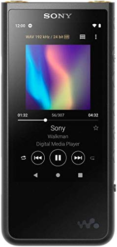ソニー ウォークマン 64GB ZXシリーズ NW-ZX507 : ハイレゾ対応 設計 / MP3プレーヤー / bluetooth / android搭載 / microSD対応 タッチパネル搭載 最大20時間連続再生 360 Reality Audio再生可能モデル ブラック NW-ZX507 BM