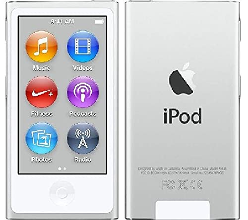 ミュージックプレーヤー iPod Nano 第7世代 16GB シルバー プレーンホワイトボックス入り