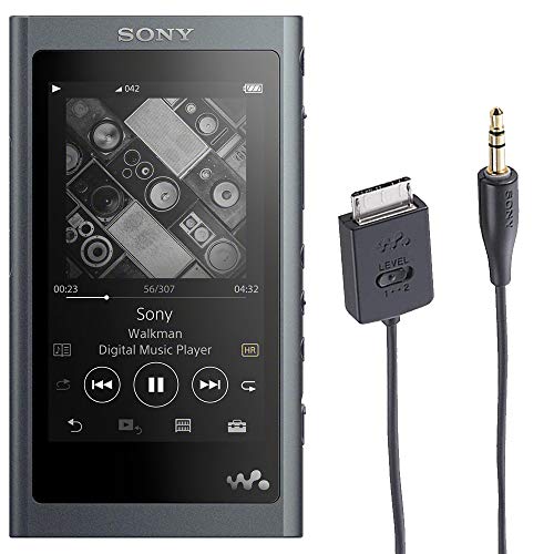 【ダイレクト録音セット】SONY ウォークマン Aシリーズ MP3プレーヤー 16GB NW-A55 BM グレイッシュブラックと録音ケーブルセット