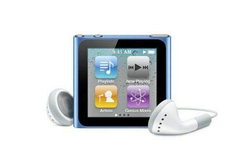 Apple Ipod Nano 6th Generation Mp3 Player (8GB, Blue)