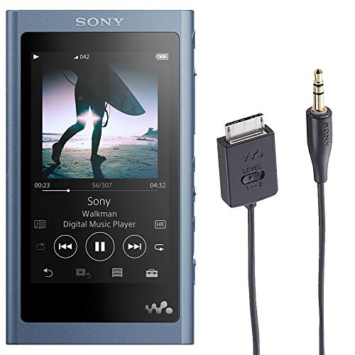 【ダイレクト録音セット】SONY ウォークマン Aシリーズ MP3プレーヤー 16GB NW-A55 LM ムーンリットブルーと録音ケーブルセット