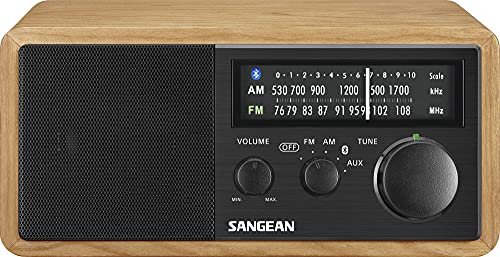 SANGEAN FM/AMラジオ対応 ブルートゥーススピーカー チェリー/ブラック WR-302 ［Bluetooth対応］