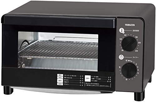 [山善] オーブントースター 4枚焼き 温度調節機能付き 引き出し式パンくずトレイ グレー YTC-FC122(H) [メーカー保証1年]