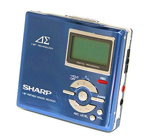 SHARP　シャープ　MD-DR7-A (ブルー)　MDレコーダー　MDLP対応　（MD録音再生兼用機/ポータブルMDプレーヤー/ポータブルミニディスクレコーダー）