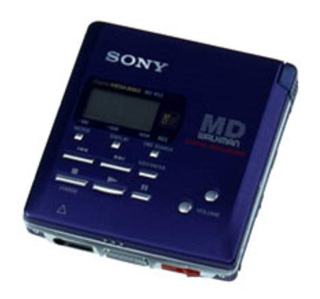 SONY　ソニー　MZ-R55 ブルー　ポータブルMDレコーダー　（MDLP非対応/録音/再生兼用機/録再/MDウォークマン）