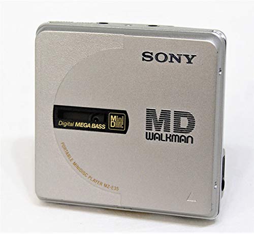 SONY ソニー　MZ-E35-S シルバー　ポータブルMDプレーヤー（MD再生専用機/MDウォークマン）　MDLP非対応