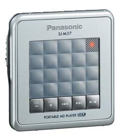 Panasonic　パナソニック　SJ-MJ17-S シルバー　ポータブルMDプレーヤー　MDLP対応　（MD再生専用機/MD）
