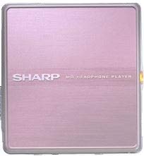 SHARP　シャープ　MD-ST600-P　ピンク　ポータブルMDプレーヤー　MDLP対応　（MD再生専用機/MDウォークマン）