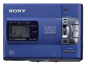 SONY　ソニー　MZ-R50-L ブルー　ポータブルMDレコーダー　（録音/再生兼用機/録再/MDウォークマン）