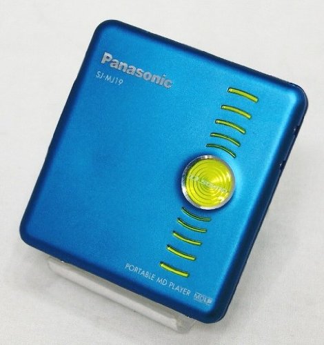 Panasonic　パナソニック　SJ-MJ19-A ブルー　ポータブルMDプレーヤー　MDLP対応　（MD再生専用機/MDウォークマン）