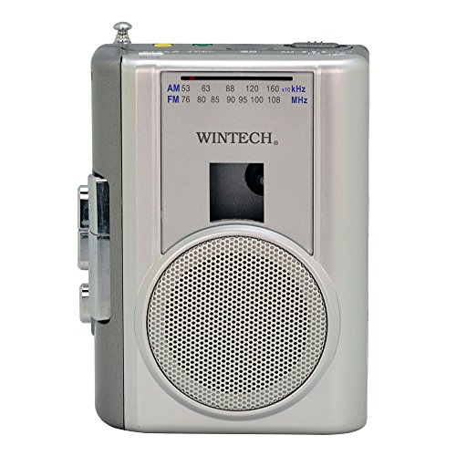 WINTECH AM/FMラジオ付テープレコーダー (FMワイドバンド対応) シルバー PCT-02RM