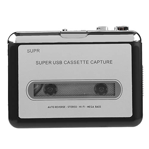 カセットテープ Acouto テープto PCカセットレコーダー カセットテープデジタル化 オーディオキャプチャー MP3変換プレーヤー 使いやすい 持ち運び可能