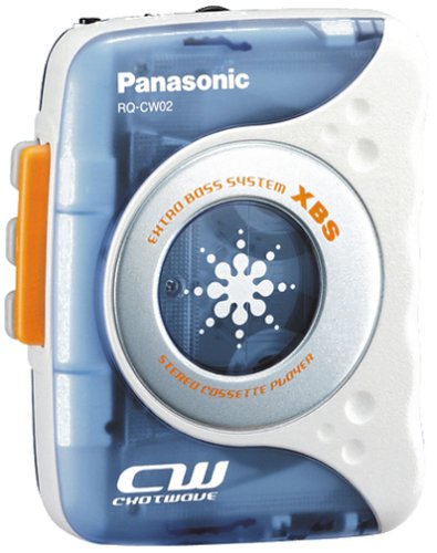 Panasonic RQ-CW02-A ヘッドホンステレオ (ブルー)