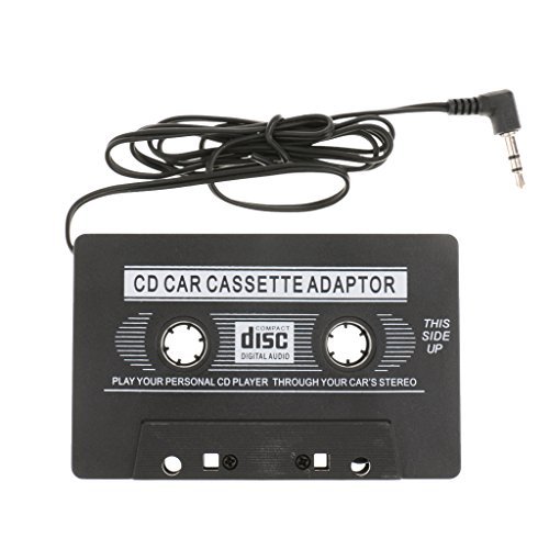 KESOTO オートカセットアダプターテープオーディオミュージックコンバーターにiiPodTouchデバイスブラック