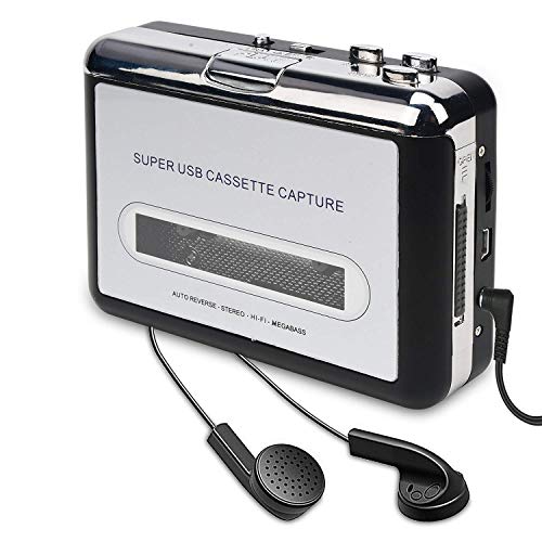 ixaer カセットテープをMP3に変換するプレーヤー MP3コンバーター 簡単変換 カセットプレーヤー カセットテープコンバーター
