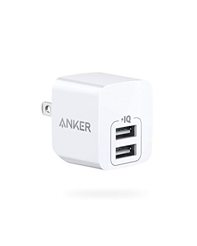 Anker PowerPort mini（12W 2ポート USBフルスピード充電器）【折りたたみ式プラグ/PowerIQ/超コンパクトサイズ 】iPhone iPad Android各種対応