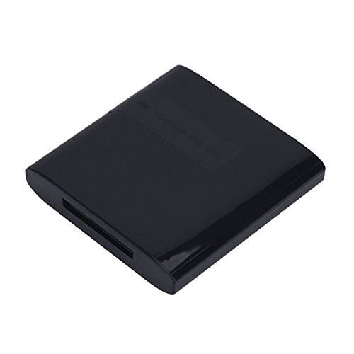 レシーバー Bluetoothレシーバー オーディオアダプター 30ピンスピーカーに対応 無線受信 ワイヤレス 白 黒 ホワイト ブラック Apple専用 (黒)