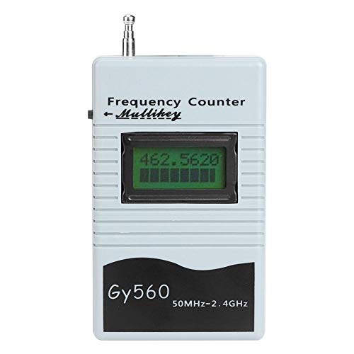 ポータブル周波数カウンター、GY560 50Mhz〜2.4Ghzポータブル周波数カウンターカーボート用双方向無線周波数測定ツール